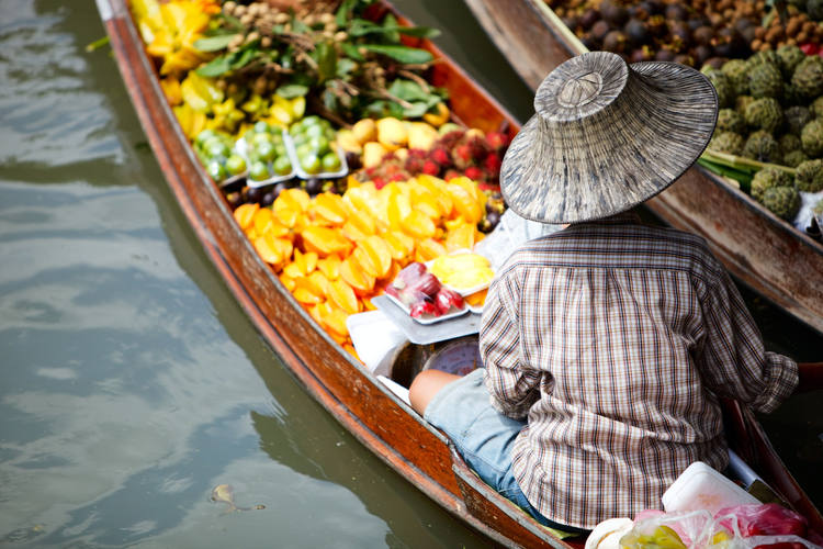 mercato galleggiante bangkok