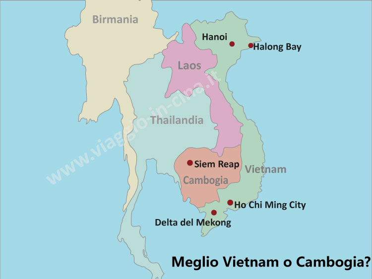 Meglio vietnam o cambogia